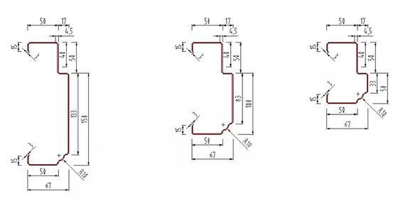 4.5kw圧延シャッター スラットは転がり機械PLCのコンバーターを形作る