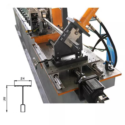 中断された天井の機械を形作る機械天井チャネル ロールを形作る組み立てのティーの格子ライト キール ロール