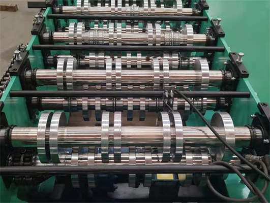 機械を形作る0.8mm-1.5mmの床のDeckingロールは高速に電流を通した