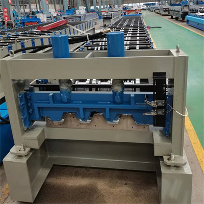 機械0.8-1.5mm厚さを形作る色の鋼鉄床のDeckingロール