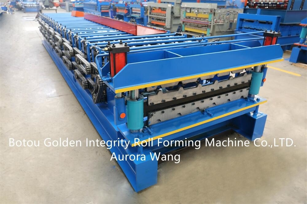 圧延機pを形作る機械新型自動金属板の二重層のパネル ロールを形作る二重層の金属ロール